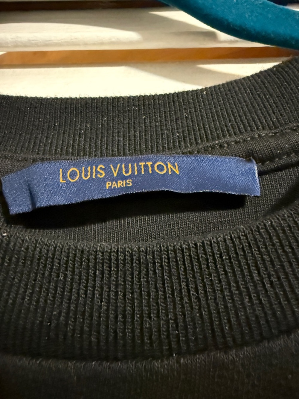 Louis Vuitton Black Short-Sleeve Pocket Tee